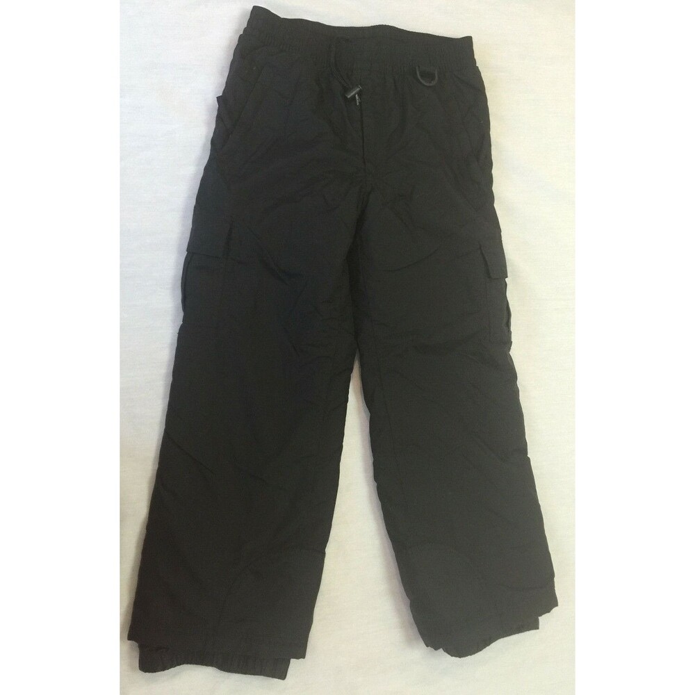 SPORT ESSENTIALS BOYS GIRLS NYLON SNOW SKI CARGO PANTS SIZE 10